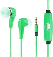 Air Smart Headphones Bluetooth Earphone 1m 3.5mm Plug Universal Stereo Visible EL Flowing Light Earphones with Mic (Green) (Color : Green)