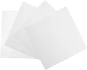Amosfun 4pcs Thickened Square Cake Boards Cake Drums for Mousse for Weddings Parties and Bakeries