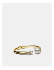 [Mimco] En Pointe Pearl Bangle in Gold