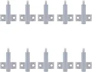 XIASABA 10PCS Plastic Damper Buffer Soft Close Damper Buffers for Cabinet Door Quiet Closer Made of Quality ABS Material Safe and Non Sturdy and with Special System to Slow