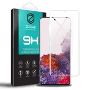 ZUSLAB Galaxy S20+ / S20 Plus Screen Protector, Tempered Glass Case Friendly 9H Hardness Anti Spy for Samsung - Clear