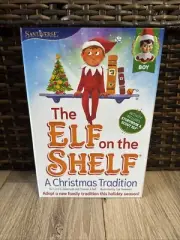 Elf on the Shelf : Christmas Blue-Eyed Boy Light Scout Elf with Book