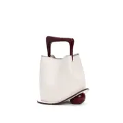 New Vegetable Basket Bag Large Capacity Handheld Water Bucket Bag Wooden Wrist Straw��Beige, L��