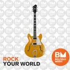 Hagstrom Super Viking Electric Guitar Semi-Hollow Dark Baltic Sea w/ Hardcase