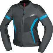 Trigonis-Air Ladies Grey Blue Textile Motorcycle Jacket