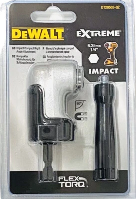 Dewalt Right Angle Drill Attachment Impact Compact Ready 90 Degree AU