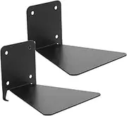 2pcs Wall Mounted Floating Storage Shelf for Books Hidden Design Wall Book Holder Modern Shelves for Home Decor Versatile Bathroom and Living Room Storage