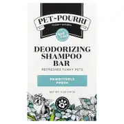 Poo-Pourri, Pet-Pourri™, Deodorizing Shampoo Bar, Pawsitively Fresh, 5 oz (141 g)