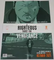 A Righteous Thirst for Vengeance 18" x 24" promo poster - art by Andre Araujo
