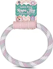 Bow Wow Woven Rope Dog Toys – Durable Chew & Tug Toys for Medium & Large Dogs – Gentle on Teeth – Assorted Shapes & Weaves – Dental Flossing Action – Heavy Duty Interactive Play