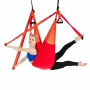 6 Handles Aerial Yoga Hammock Flying Swing Anti-gravity Yoga Pilates Inversion E