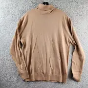 Scotch & Soda Merino Wool Turtleneck Sweater Mens XXL Brown Pullover Long SLeeve