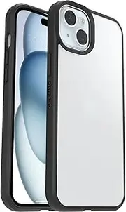 OtterBox Sleek Series Case for iPhone 15 Plus/iPhone 14 Plus, Shockproof, Drop Proof, Ultra-Slim, Protective Thin Case, Tested to Military Standard, Clear/Black, No Retail Packaging