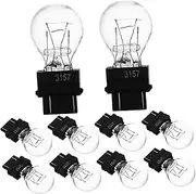 WEKADRIN Set of 10 Car Brake Light Bulbs Easy Install Universal Fitment for American Cars