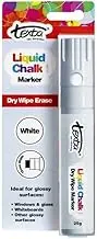 Texta Jumbo Liquid Chalk Marker, White
