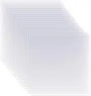 20Pcs Clear Mylar Stencil Sheets 12 inch Clear Acetate Sheets Blank Stencil Sheets PET Plastic for Silhouette Cutting Machines & DIY Crafts