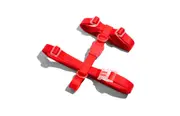 Zee Dog Neopro Adjustable Soft Dog H Harness Coral Red XS