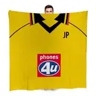 The Hornets Retro 1999 Home Football Shirt Personalised Fleece Blanket