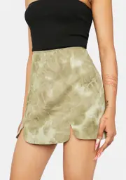 Prove Urself Tie Dye Mini Skirt
