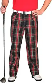 [Golf Knickers] Black Stewart Golf Trousers - Mens 'Par 5' Cotton