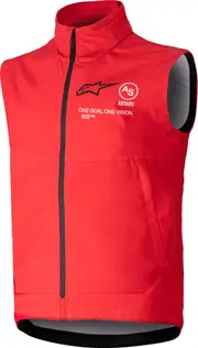 Alpinestars Techstar Softshell, vest , color: Red , size: M