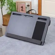 Lap Laptop Desk with Cushion Adjustable Angle Lap Desk Soft Lap Pad with Storage Function Wrist Rest Tablet Slot Portable Handle Book Lap Stand for Adult Teen Student /1794