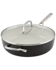 KitchenAid Hard Anodized Ceramic Nonstick Saut Pan With Lid