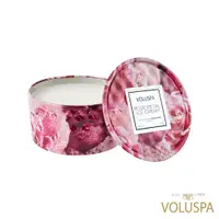 在飛比找PChome24h購物優惠-美國Voluspa 玫瑰冰淇淋 2芯錫蠟燭 ROSE PET