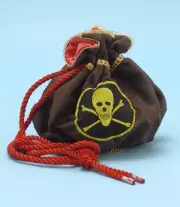 PIRATE MAIDEN SKULL & CROSSBONES BAG POCKETBOOK HANDBAG COSTUME ACCESSORY