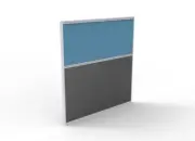 New Panel Screen Pin Board 1200mm W x 1250mm H Desk Partition Divider Blue Irons
