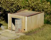 Model Scene TT Scale Old Garage