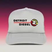 Detroit Diesel Car Machine Logo Print Cap Trucker Hat Unisex Adults