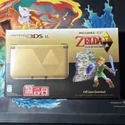 NEW + SEALED Nintendo 3DS XL Legend of Zelda A Link Between Worlds Edition Gold