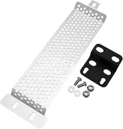 Chassis Skid Plate Motorbike Skid Plate Radiator Guard Oil Fit For Triumph Bonneville T100 T214 SE T120 Thruxton Scramble 900 01-15 Engine Guard(B Silver)