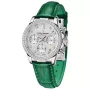 Pagani Design WOMEN QUARTZ LEATHER Watch GREEN