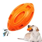 Squeaky Dog Toys for Aggressive Chewers Rubber Puppy Chew Ball