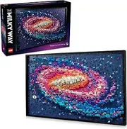 LEGO Art The Milky Way Galaxy Space Set for Adults, Relaxing Arts & Crafts Puzzle Activity for Astronomy and Design Lovers, Home or Office Wall Décor Idea for Men & Women 31212