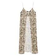 [The Nina Studio] The Nina Studio Animal-print Top 38 IT NEUTRALS/BLACK