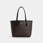 Mini City Tote In Signature Canvas