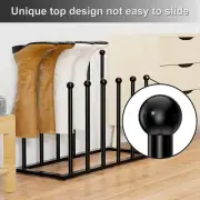 Space-saving Boot Rack Storage Design Metal for Tall Boots Shoes Organization