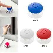 3Pcs Toilet Flush Button Toilet Tank Button Hotel Trendy Functional