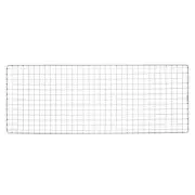 Square BBQ Grill Net 19x50cm Electroplated Stainless Steel Barbecue Mesh Mat