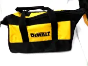 DeWALT 11" X 6" X 9" Small Tool Bag Canvas Zipper Tote Carrying Bag Case - NEW -