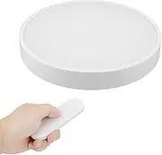 Haofy WiFi Intelligent Remote Mi App Control IP60 Dustproof Ceiling Light Semi Flush Dimmable LED Garage Living Dinning Room Outdoor Bathroom Hallway Ceiling Light Fixture (#1)