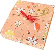 GOOHOCHY DIY Christmas Empty Advent Calendar Days Decorative Countdown Candy Boxes for Festive Cardboard Number Boxes Fun and Creative Family Activity