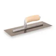 5 In. X 13 In. Curry Style Golden Stainless Steel Trowel with Camel Back Wood Ha