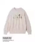 Gelato Pique × PEANUTS Snoopy Limited Color Fleece pullover Tops Pink Japan New