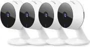 Security Cameras 4Pcs, Home Security Camera Indoor 1080P, Wi-Fi Cameras Wired fo