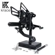 For Kawasaki Ninja 250 2018-2023 CNC Rearset Footpeg Pedals Foot Pegs Rearset
