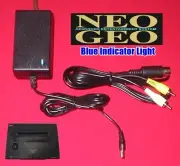 10V AC Adapter Power Supply W/LED & AV Cable for SNK Neo Geo AES NEO-POW 3 NEW